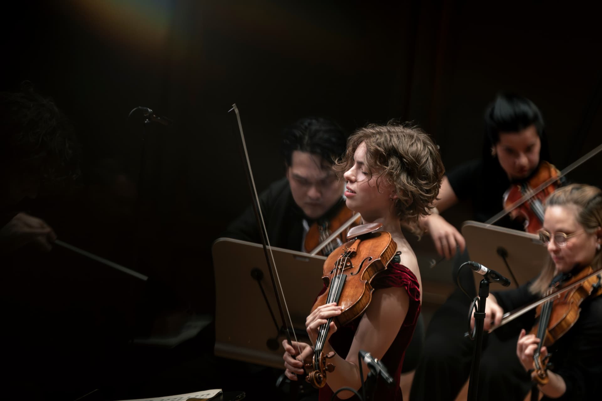 Soloist with violin in concert at the Tonhalle Zürich
