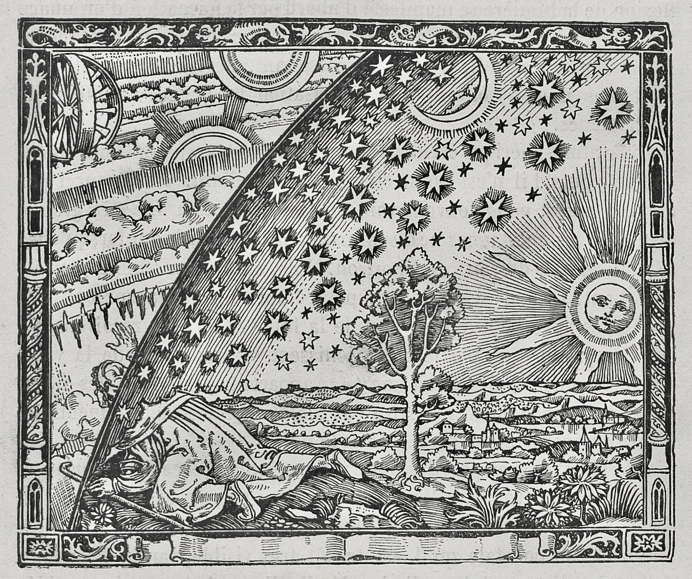 Flammarions Holzstich